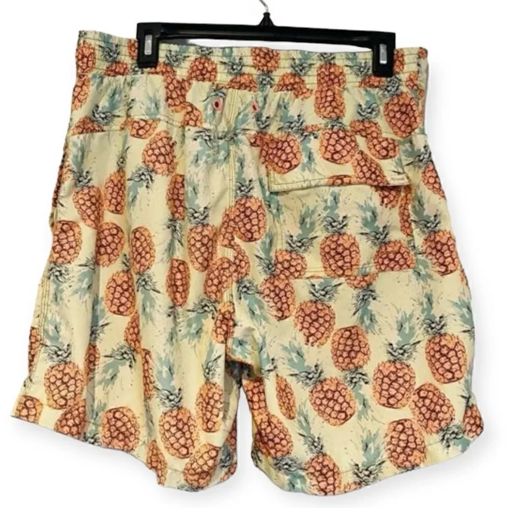 Maaji Pineapple Shakes Swim Trunks Size Large